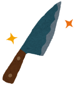 なぜなぜ分析の例題　包丁使用時のケガ